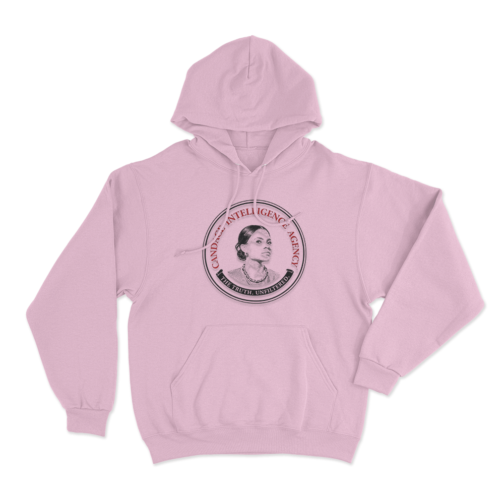 Candace Intelligence Unisex Hoodie Pink Candace Intelligence Unisex Hoodie Pink