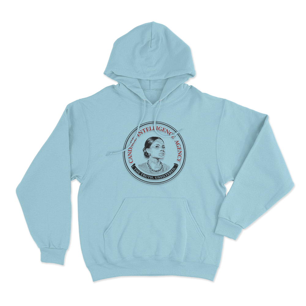 Candace Intelligence Unisex Hoodie Sky Blue Candace Intelligence Unisex Hoodie Sky Blue