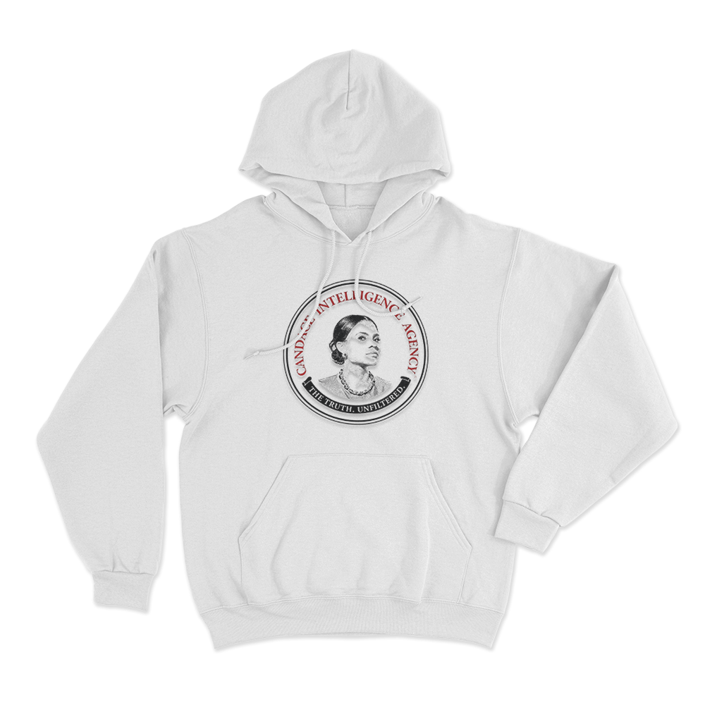 Candace Intelligence Unisex Hoodie White Candace Intelligence Unisex Hoodie White