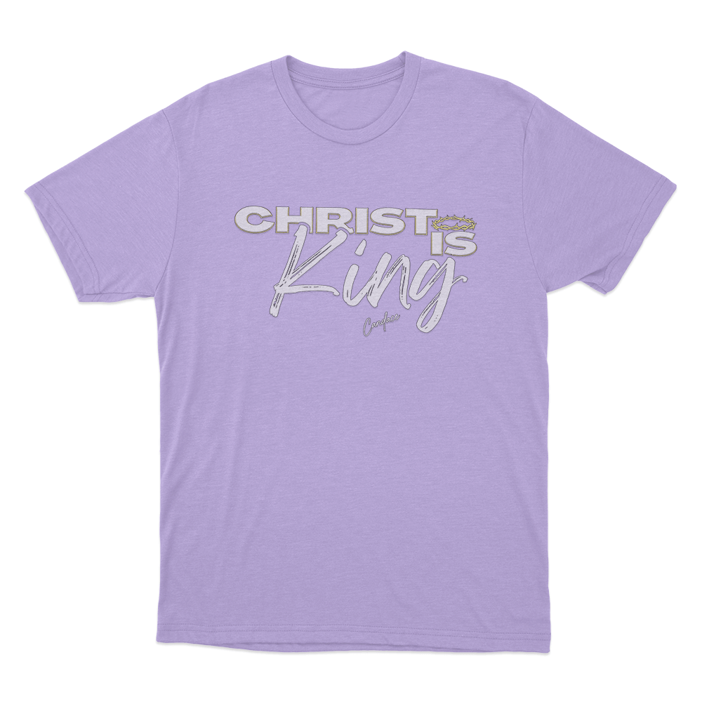 Christ Is King Unisex T Shirt Purple Christ Is King Unisex T Shirt Purple