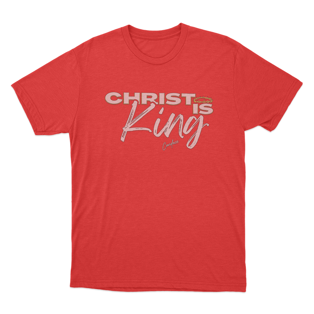 Christ Is King Unisex T Shirt Red Christ Is King Unisex T Shirt Red