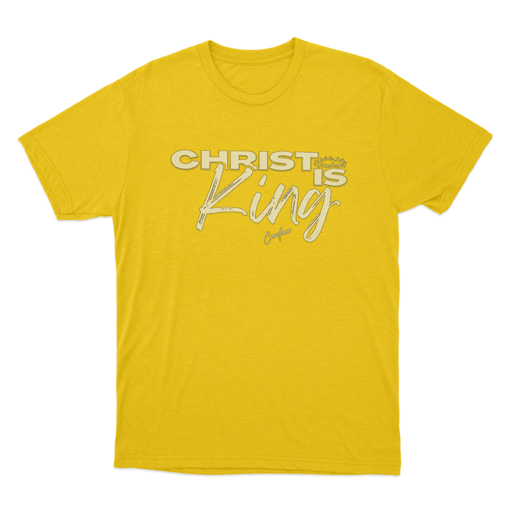 Christ Is King Unisex T Shirt Yellow Christ Is King Unisex T Shirt Yellow