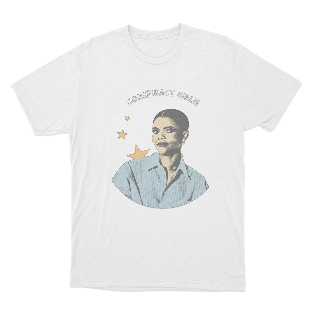Conspiracy Girlie Unisex T Shirt White Conspiracy Girlie Unisex T Shirt White